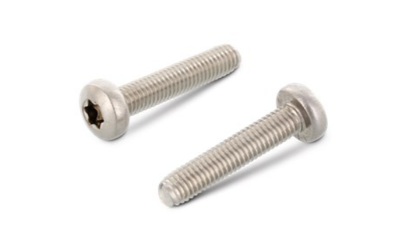 Гвинт, головка напівкругла M2.5x4 шліц зіркоподібний (torx), А2